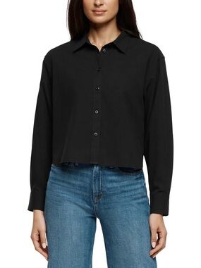 Gap - Women’s Classic Cropped Button-Up Women's Shirt
